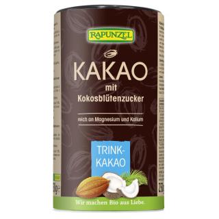 Kakao mit Kokosblütenzucker