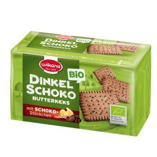 Dinkel Butterkeks mit Schokoladenstücken  200g