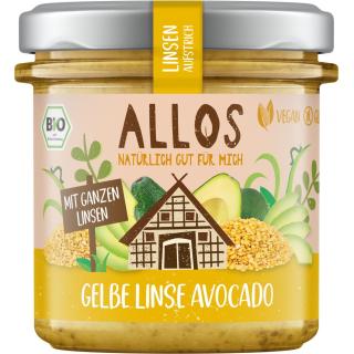 Linsen Aufstrich Gelbe Linse Avocad 140 g
