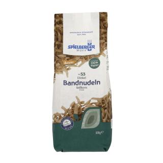 Dinkel Bandnudeln, Vollkorn  500g
