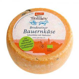 BROD Bauernkäse Möhre-Kürbiskern Demeter