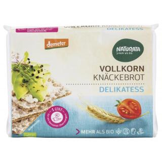 Delikatess Vollkorn Knäckebrot, Demeter  250g