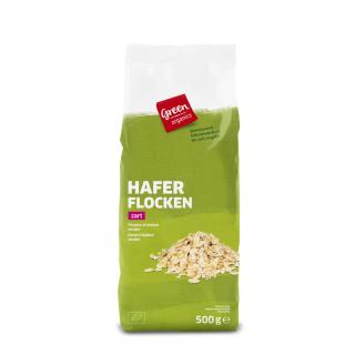GREEN Haferflocken, fein  500g