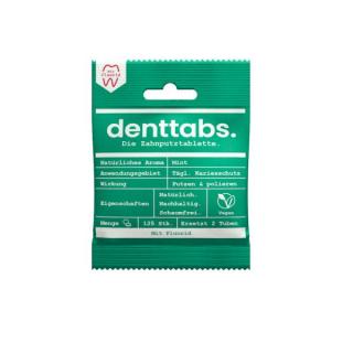 Denttabs Zahnputztabletten Stevia Mint  125Tbl.
