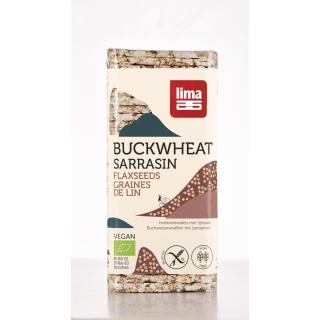 Buchweizenwaffeln mit Leinsamen  130g