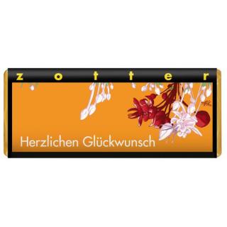 ´Herzlichen Glückwunsch´ Waffelkrokant 60%  70g