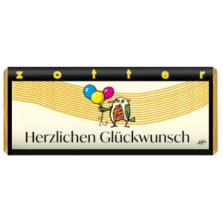 ´Herzlichen Glückwunsch´ Waffelkrokant 60%  70g